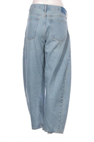 Blugi de femei Abercrombie & Fitch, Mărime L, Culoare Albastru, Preț 141,99 Lei