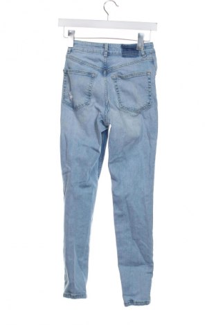 Blugi de femei Bershka, Mărime XXS, Culoare Albastru, Preț 79,00 Lei