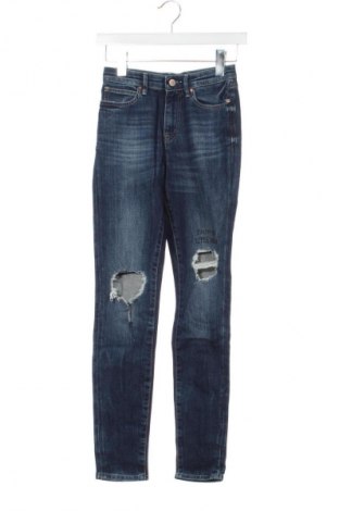 Damskie jeansy Guess, Rozmiar XS, Kolor Niebieski, Cena 170,78 zł