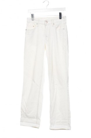 Дамски дънки H&M, Размер XS, Цвят Бял, Цена 28,99 лв.