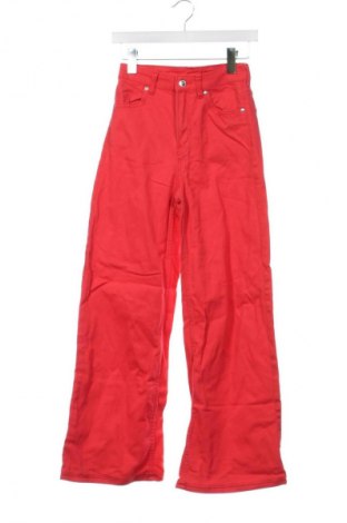 Dámské džíny  H&M Divided, Velikost XS, Barva Červená, Cena  367,00 Kč
