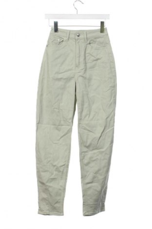 Дамски дънки H&M Divided, Размер XXS, Цвят Зелен, Цена 29,99 лв.