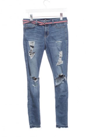 Damskie jeansy Hollister, Rozmiar M, Kolor Niebieski, Cena 94,26 zł