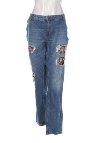 Damskie jeansy Janina, Rozmiar 5XL, Kolor Niebieski, Cena 95,99 zł