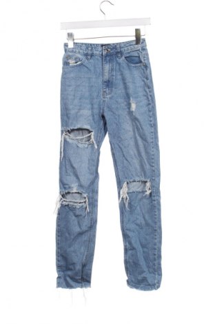 Damskie jeansy Missguided, Rozmiar XS, Kolor Niebieski, Cena 95,99 zł