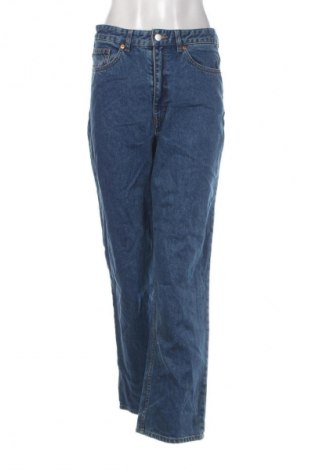 Blugi de femei Monki, Mărime L, Culoare Albastru, Preț 118,99 Lei