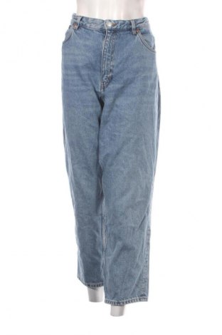 Damskie jeansy Monki, Rozmiar XXL, Kolor Niebieski, Cena 114,99 zł