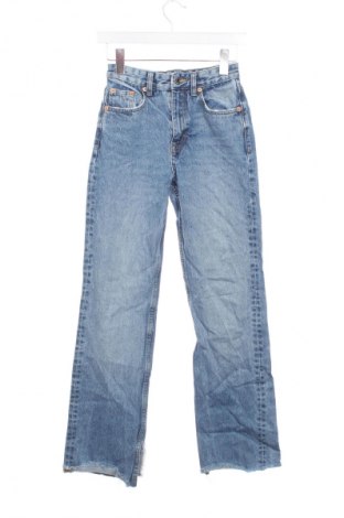 Дамски дънки Pull&Bear, Размер XXS, Цвят Син, Цена 29,99 лв.