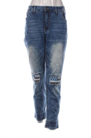 Damskie jeansy Rainbow, Rozmiar XXL, Kolor Niebieski, Cena 66,65 zł