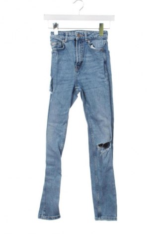 Blugi de femei Stradivarius, Mărime XXS, Culoare Albastru, Preț 76,32 Lei