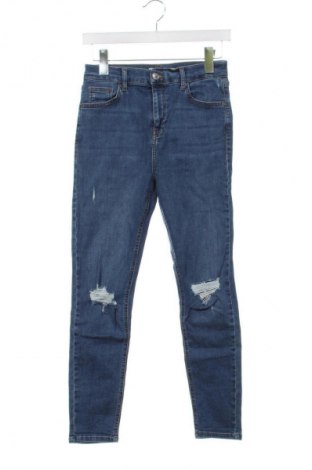 Дамски дънки Topshop Moto, Размер S, Цвят Син, Цена 41,00 лв.