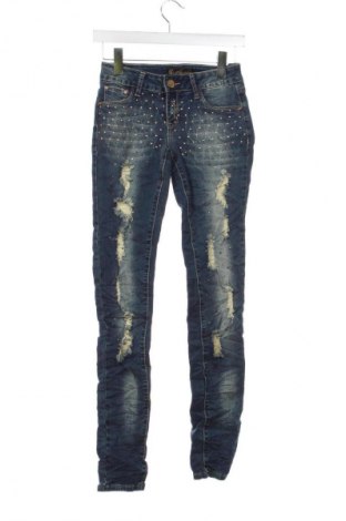 Damskie jeansy Unbranded, Rozmiar XS, Kolor Kolorowy, Cena 95,99 zł