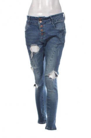 Дамски дънки Vero Moda, Размер L, Цвят Син, Цена 34,99 лв.