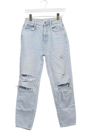 Blugi de femei Zara, Mărime XS, Culoare Albastru, Preț 71,05 Lei