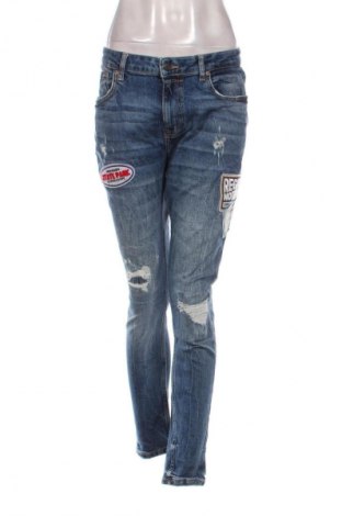 Damen Jeans Zara, Größe L, Farbe Blau, Preis 18,99 €
