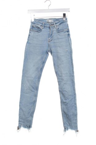 Dámske džínsy  Zara, Veľkosť XS, Farba Modrá, Cena  15,95 €