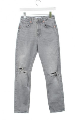 Damskie jeansy Zara, Rozmiar XS, Kolor Szary, Cena 168,16 zł