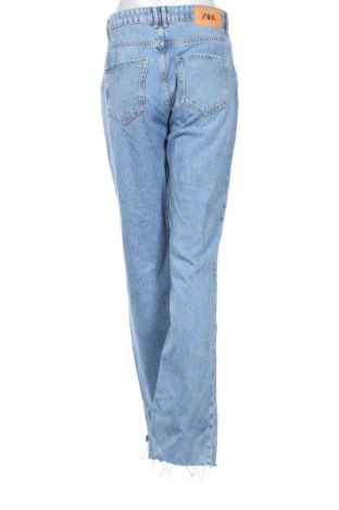 Blugi de femei Zara, Mărime M, Culoare Albastru, Preț 53,99 Lei