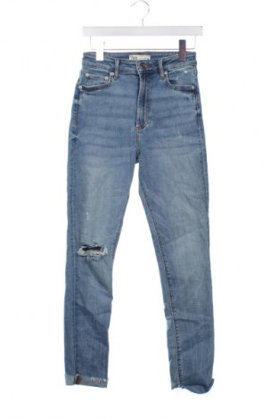 Damskie jeansy Zara, Rozmiar S, Kolor Niebieski, Cena 88,99 zł