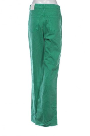 Дамски дънки Zara, Размер M, Цвят Зелен, Цена 62,99 лв.