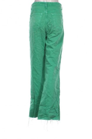 Дамски дънки Zara, Размер M, Цвят Зелен, Цена 27,99 лв.