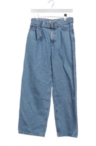 Damskie jeansy Zara, Rozmiar XS, Kolor Niebieski, Cena 62,92 zł