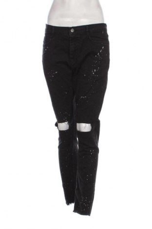 Дамски дънки Zara, Размер M, Цвят Черен, Цена 27,99 лв.