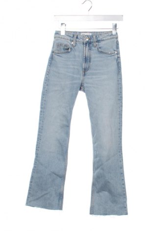 Blugi de femei Zara, Mărime XXS, Culoare Albastru, Preț 91,99 Lei