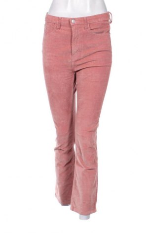 Pantaloni de velvet de femei Sinsay, Mărime M, Culoare Roz, Preț 76,00 Lei