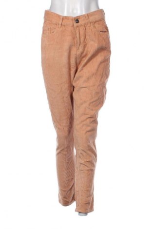 Pantaloni de velvet de femei Terranova, Mărime M, Culoare Portocaliu, Preț 79,00 Lei