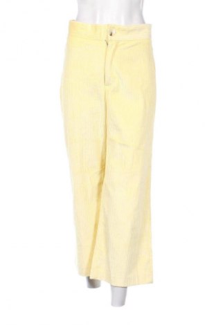 Damen Cordhose Zara, Größe M, Farbe Gelb, Preis 14,38 €