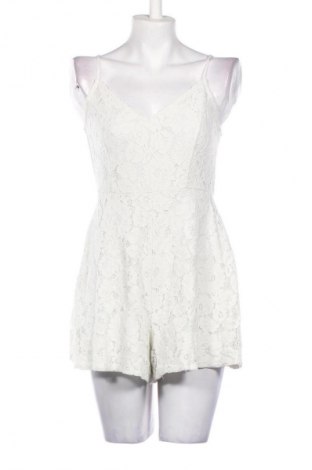 Kurzer Damenoverall Amisu, Größe M, Farbe Weiß, Preis 20,02 €