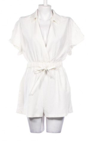 Women's short jumpsuit Bershka, Μέγεθος M, Χρώμα Λευκό, Τιμή 24,99 €