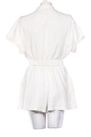 Women's short jumpsuit Bershka, Μέγεθος M, Χρώμα Λευκό, Τιμή 24,99 €