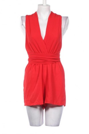 Kurzer Damenoverall Boohoo, Größe S, Farbe Rot, Preis 19,95 €