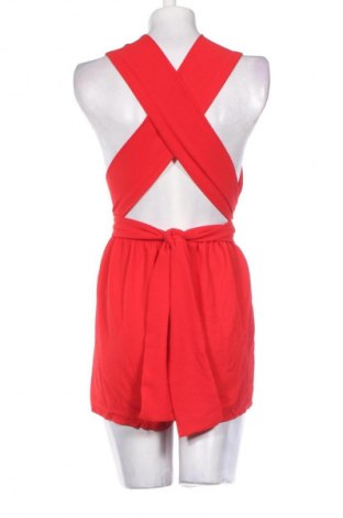 Kurzer Damenoverall Boohoo, Größe S, Farbe Rot, Preis 19,95 €