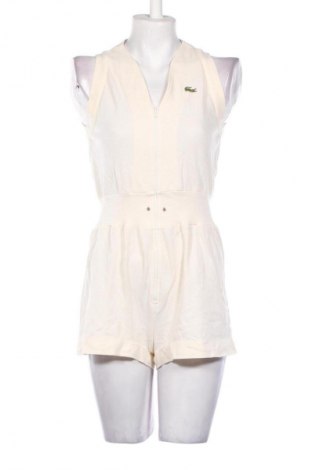 Women's short jumpsuit Lacoste, Μέγεθος M, Χρώμα Εκρού, Τιμή 65,99 €