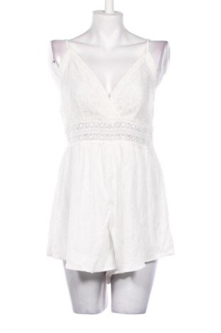 Women's short jumpsuit SHEIN, Μέγεθος L, Χρώμα Λευκό, Τιμή 24,99 €
