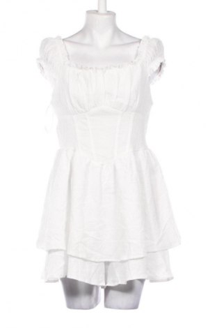 Kurzer Damenoverall SHEIN, Größe M, Farbe Weiß, Preis 42,99 €