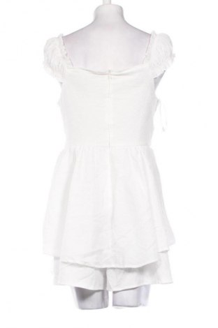 Kurzer Damenoverall SHEIN, Größe M, Farbe Weiß, Preis 42,99 €