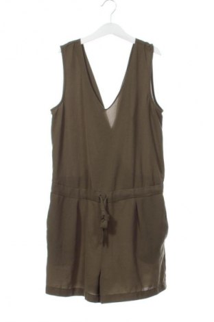 Дамски къс гащеризон Zara, Размер XS, Цвят Зелен, Цена 33,93 лв.
