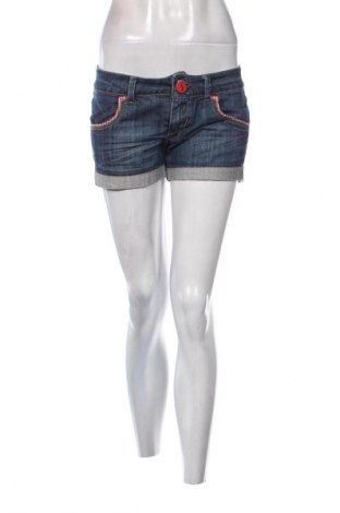 Pantaloni scurți de femei Bershka, Mărime S, Culoare Albastru, Preț 51,45 Lei