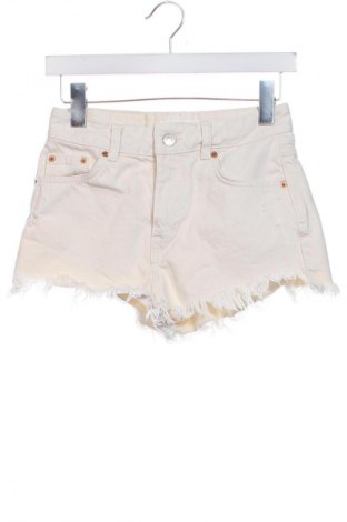 Pantaloni scurți de femei Pull&Bear, Mărime XS, Culoare Ecru, Preț 50,00 Lei