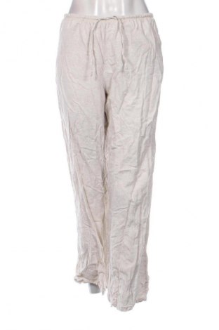 Pantaloni de femei Bershka, Mărime M, Culoare Bej, Preț 77,17 Lei