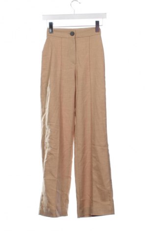 Dámské kalhoty  Bershka, Velikost XXS, Barva Béžová, Cena  469,00 Kč