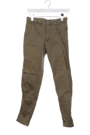 Damskie spodnie Bershka, Rozmiar XS, Kolor Zielony, Cena 67,41 zł