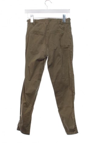 Damskie spodnie Bershka, Rozmiar XS, Kolor Zielony, Cena 67,41 zł