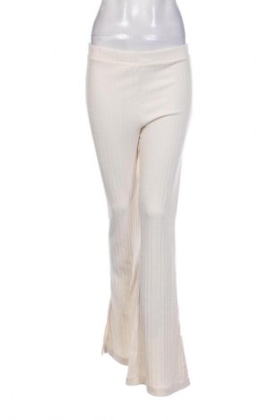 Pantaloni de femei H&M, Mărime L, Culoare Alb, Preț 76,32 Lei