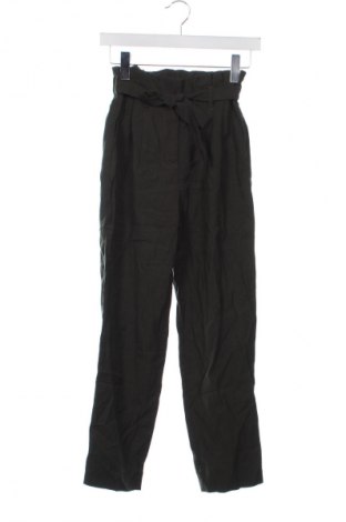 Damskie spodnie H&M, Rozmiar XXS, Kolor Zielony, Cena 95,99 zł