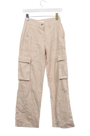Damenhose H&M, Größe XS, Farbe Beige, Preis 20,99 €